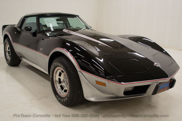 1978 corvette limited edition indy pace car 700 actual miles