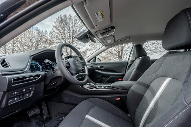 2023 hyundai sonata hybrid blue