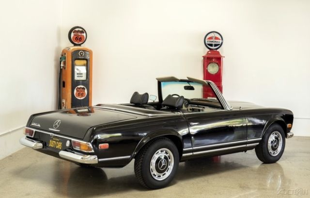 1970 pagoda 280sl roadster garage find solid original floors both tops