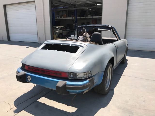 1978 porsche 911 sc targa project