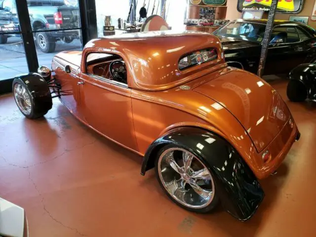 1933 ford factory five racing 3 window coupe/convertable