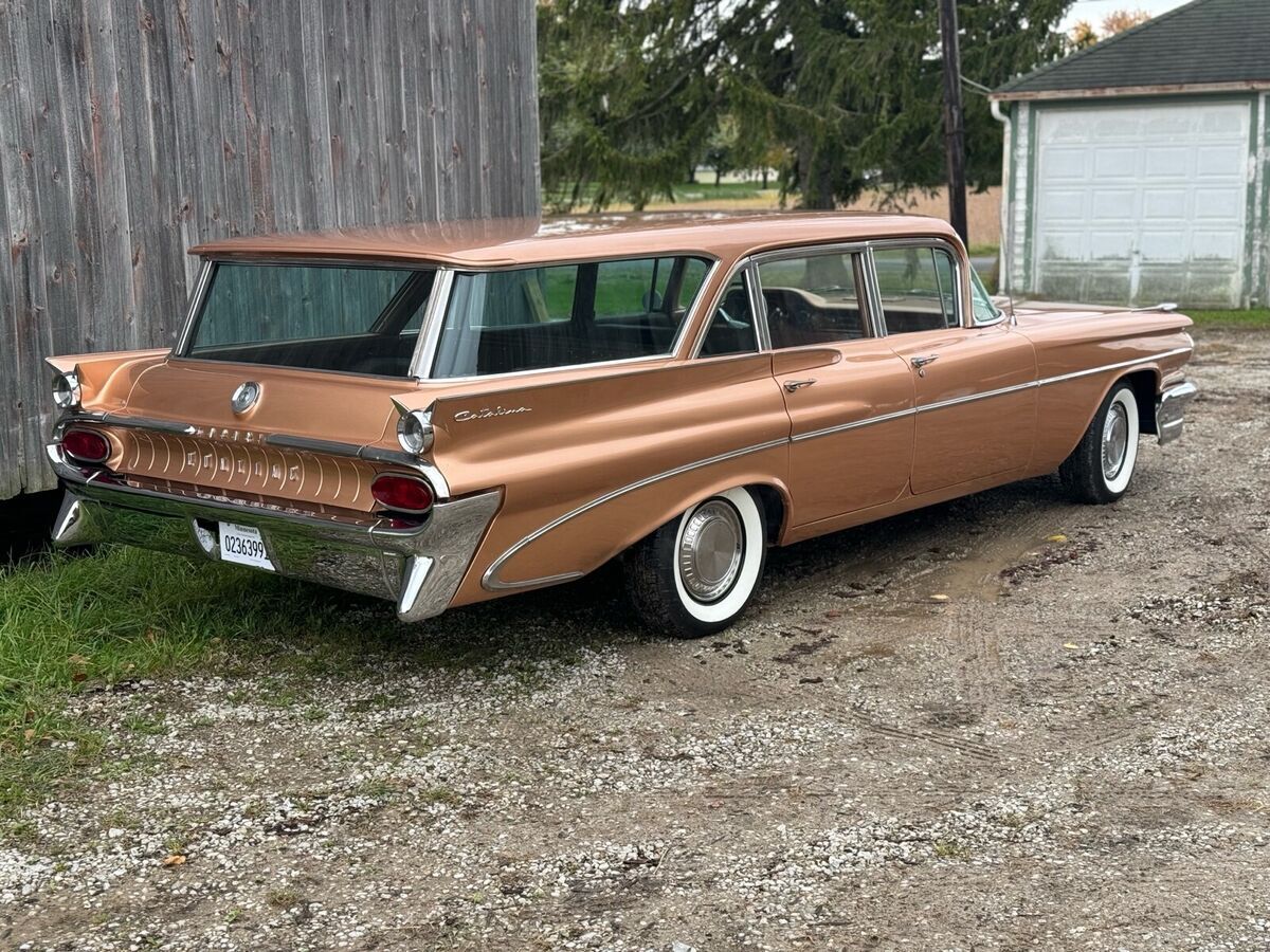 1959 pontiac catalina wagon orange rwd automatic safari