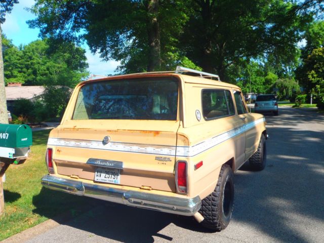 1978 jeep wagoneer cherokee barn find!