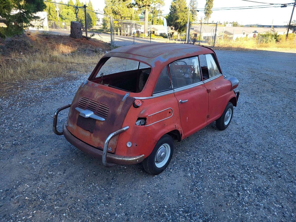 1958 bmw isetta red