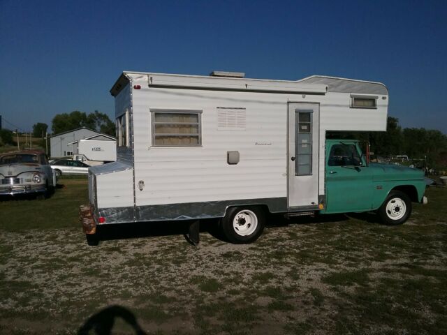1966 dealer ordered chevy c30 dually camper 50k miles survivor glamping 327 4-sp