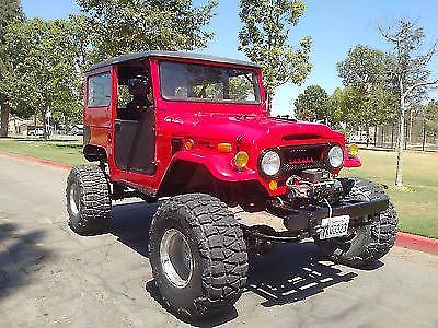 rare sexy 1968 toyota fj40 land cruiser v8 manual 4x4 convertible