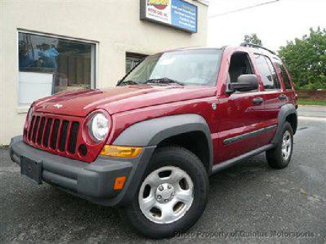 used 2007 jeep liberty sport 4x4 suv, 78,450 miles in gettysburg, pa