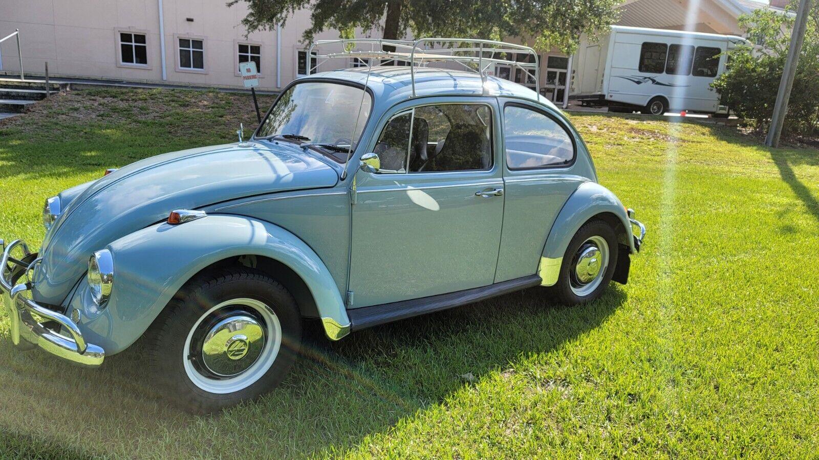 1967 volkswagen beetle classic coupe 18749 miles zenith blue