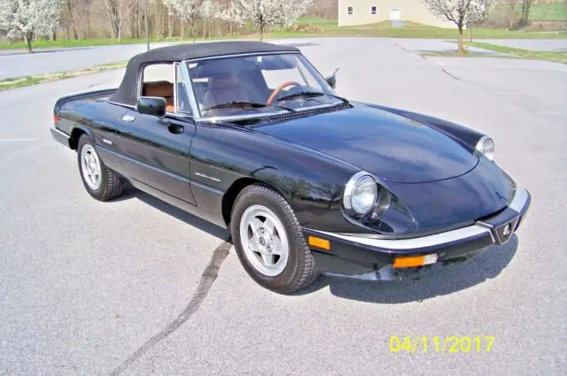 1986 alfa romeo spider veloce only 37,000 miles, all original, serviced! clean!
