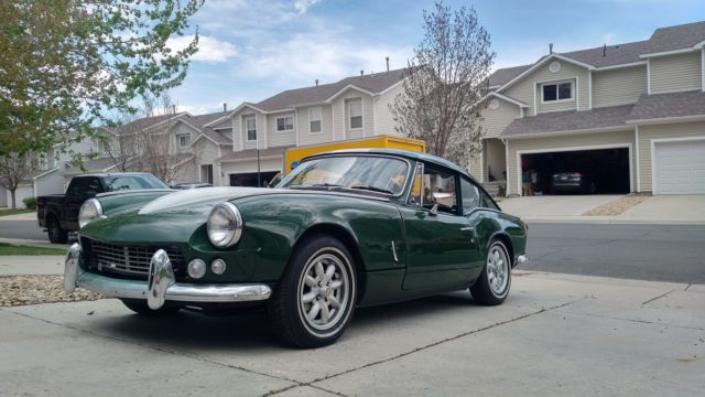1968 triumph gt6 sports coupe, british racing green, lhd w/ overdrive
