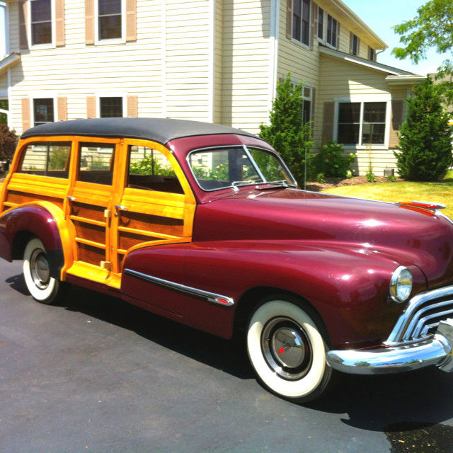 1946 oldsmobile woodie wagon, model 66 - 2 car package deal