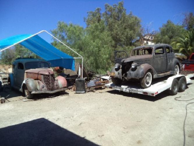 twin 1936 ford sedans in escondido, ca