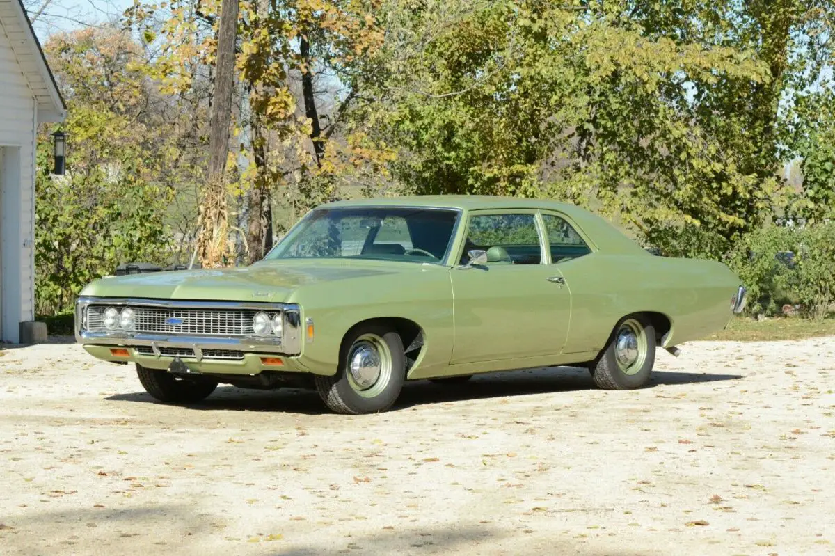 1969 biscayne 427 l72 m22 4 spd 2 dr post sedan impala chevrolet