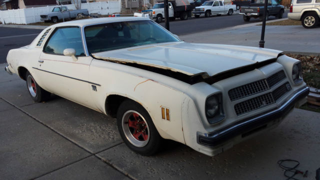 1975 chevelle laguna s-3 400 sbc 4-bbl project w/ extra motor, holley tbi, rims
