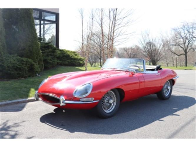 1966 jaguar xke in astoria, new york