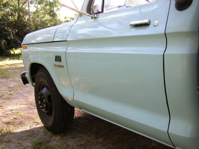 1973 ford custom f-350 flat bed dually fe v8 4 speed