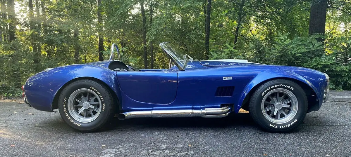 1965 shelby cobra built in (1983) 428 fe, jaguar irs, toploader 4 speed