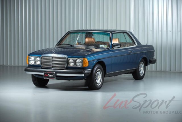 1979 mercedes benz 280ce coupe navy blue/cognac 42,000 one owner miles classic!!