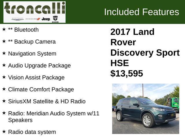 2017 land rover discovery sport hse