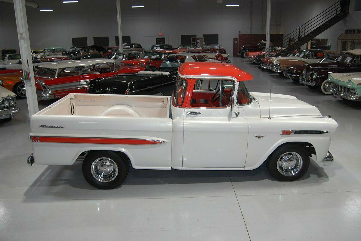 1959 chevrolet 3100 apache fleetside pickup 350 v8 th700r4 automatic 1455 miles