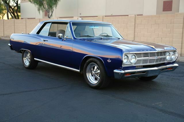 1965 chevrolet chevelle, blue with 7490 miles available now!