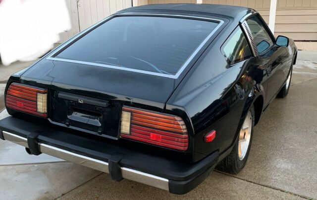 1981 nissan 280zx coupe black rwd manual