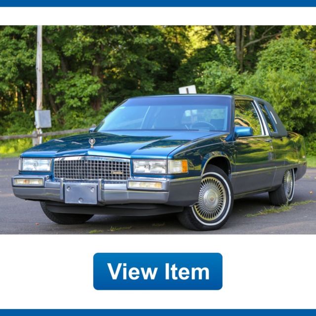 1990 cadillac fleetwood serviced southern car super low 63k mi carfax!