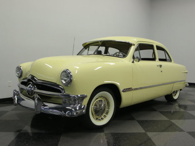 frame-off resto, nicest 1950 ford you'll find, custom interior, 350 v8, r134 ac