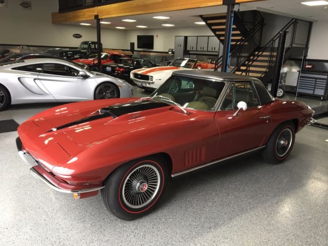 1967 chevrolet corvette convertible 427/435 hp v8 4 speed