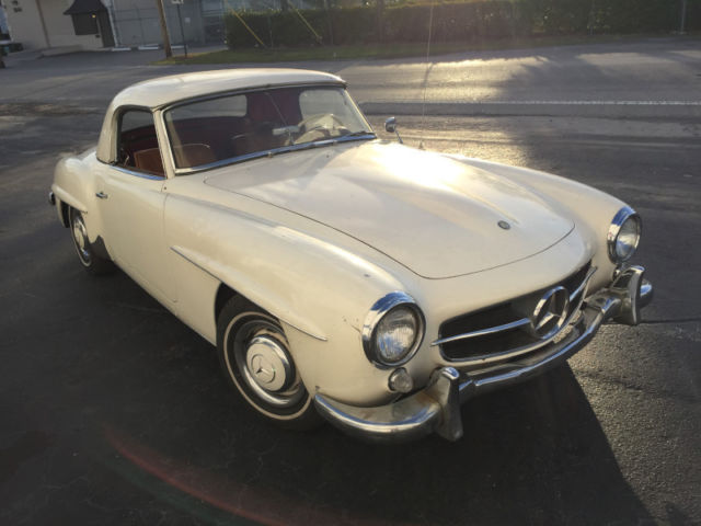 1961 mercedes benz 190sl db50 white