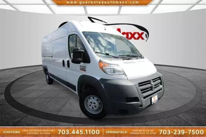 2017 ram promaster cargo van 2500 high roof van 3d in stafford, virginia