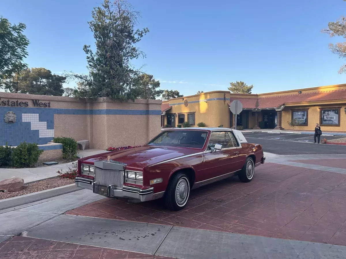1985 cadillac eldorado red