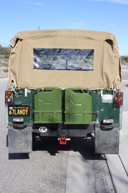 restored 1967 land rover series 2a soft top