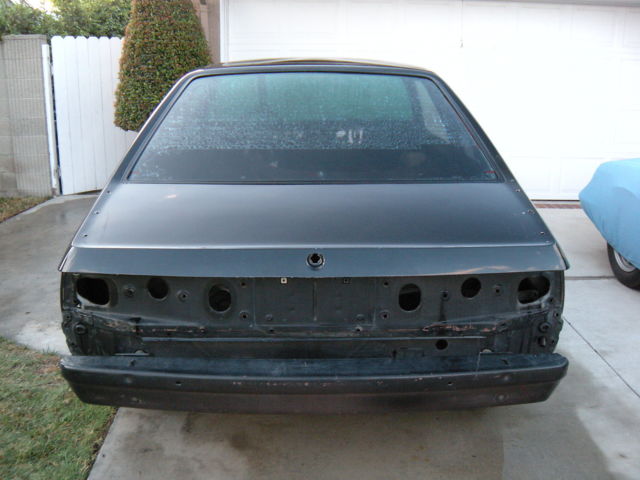 1983 ford mustang gt fox body shell roller chassis global west ready to build