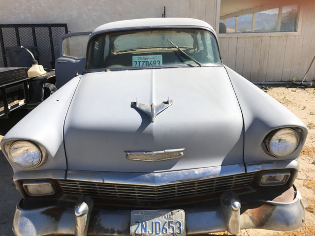 1956 chevy that is ready to be rebuilt