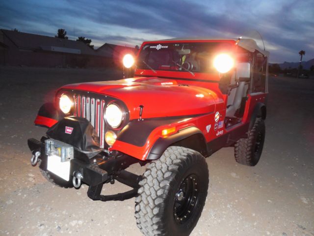 jeep cj7 custom built - big 401 v8 motor - 4 speed - see 30 min video