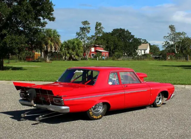 1964 plymouth belvedere drag car