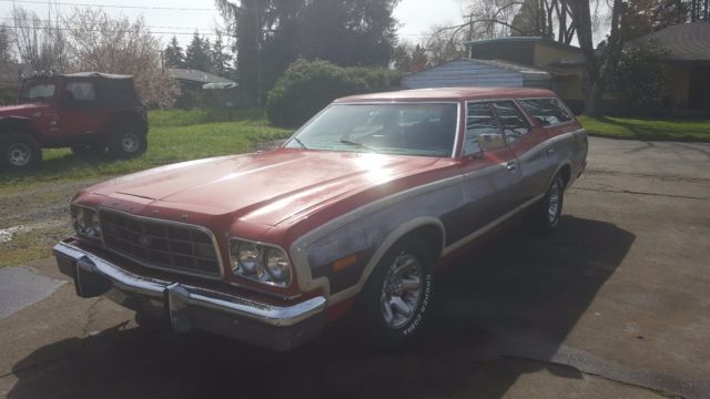 1973 ford gran torino squire station wagon low miles
