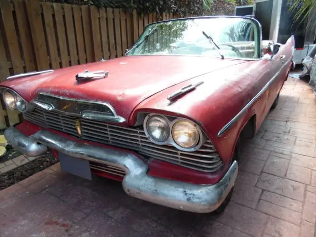 1954 1955 1956 1957 1958 1957 1960 1961 plymouth belvedere convertible (project)