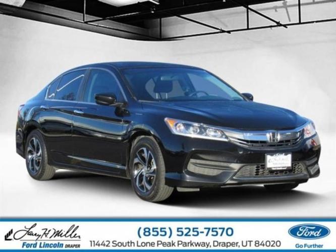 2017 honda accord lx lx 4dr sedan cvt for sale in draper, utah