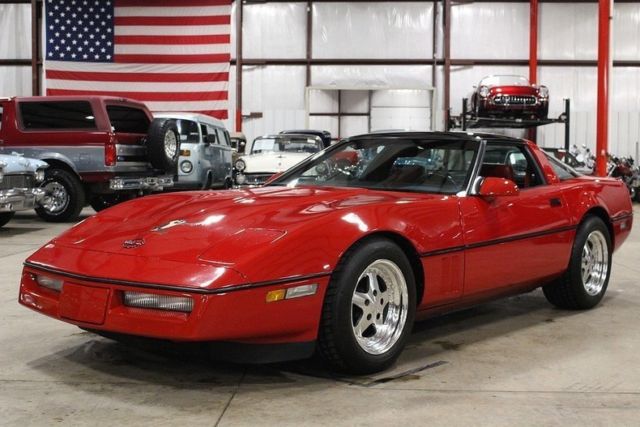 1987 chevrolet corvette 70300 miles red coupe 350 v8 automatic