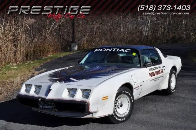1980 trans am turbo official indianapolis 500 pace car