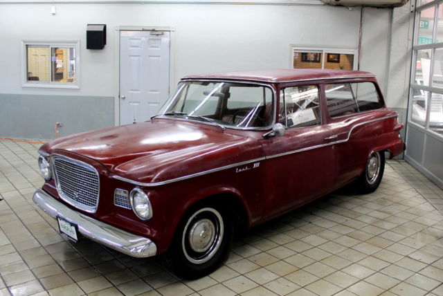rare 1960 studebaker lark viii 2-door wagon v8 original!