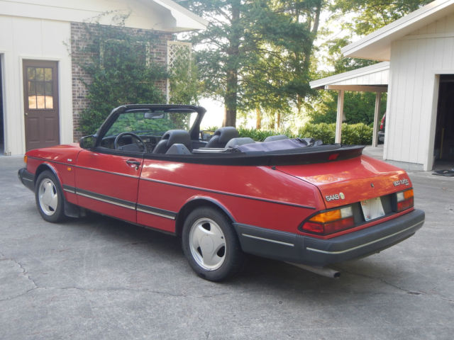 1992 saab 900 turbo convertible 2-door 2.0l