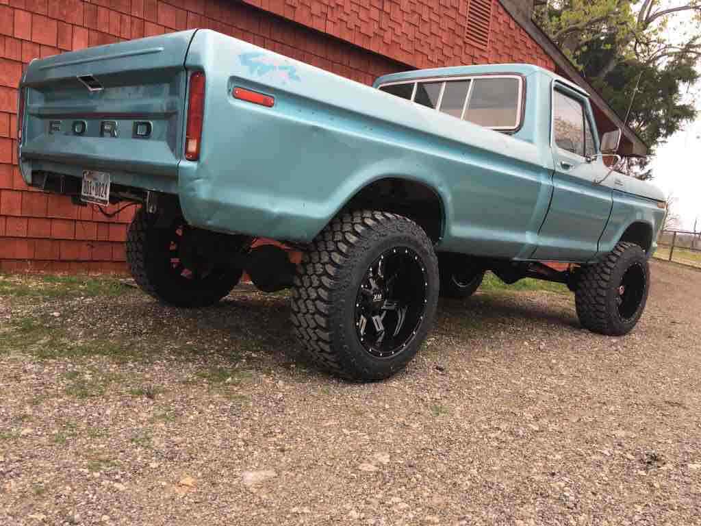 1977 ford f150 pickup green 4wd automatic custom