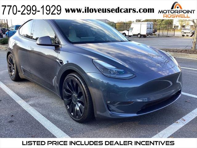 2022 tesla model y performance dual motor all-wheel drive
