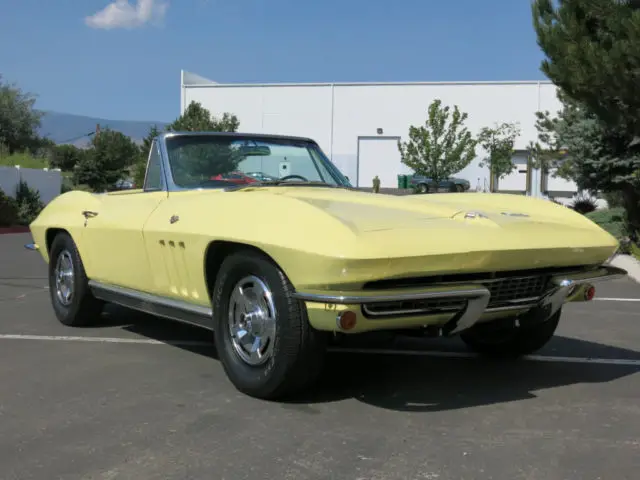 chevrolet corvette yellow with 75,052 miles, for sale!