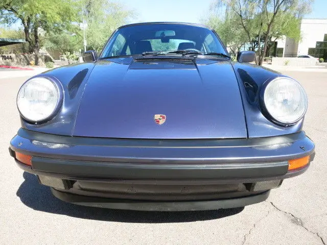 sunroof fuchs a/c #'s matching coupe 59k orig miles prussian blue 1987 1988 1985