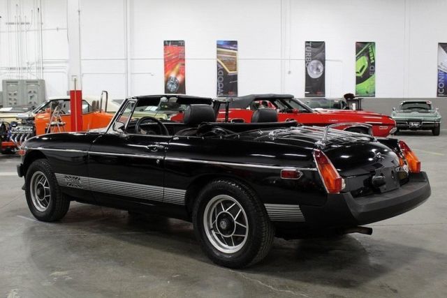 1980 mg mgb 73854 miles black convertible 1.8l i4 manual