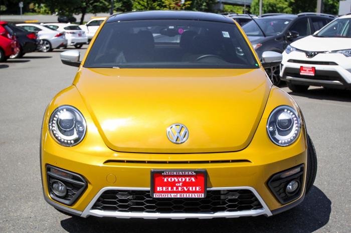 used 2016 volkswagen beetle 1.8t dune coupe bellevue, wa 98007 for sale in bellevue, washington